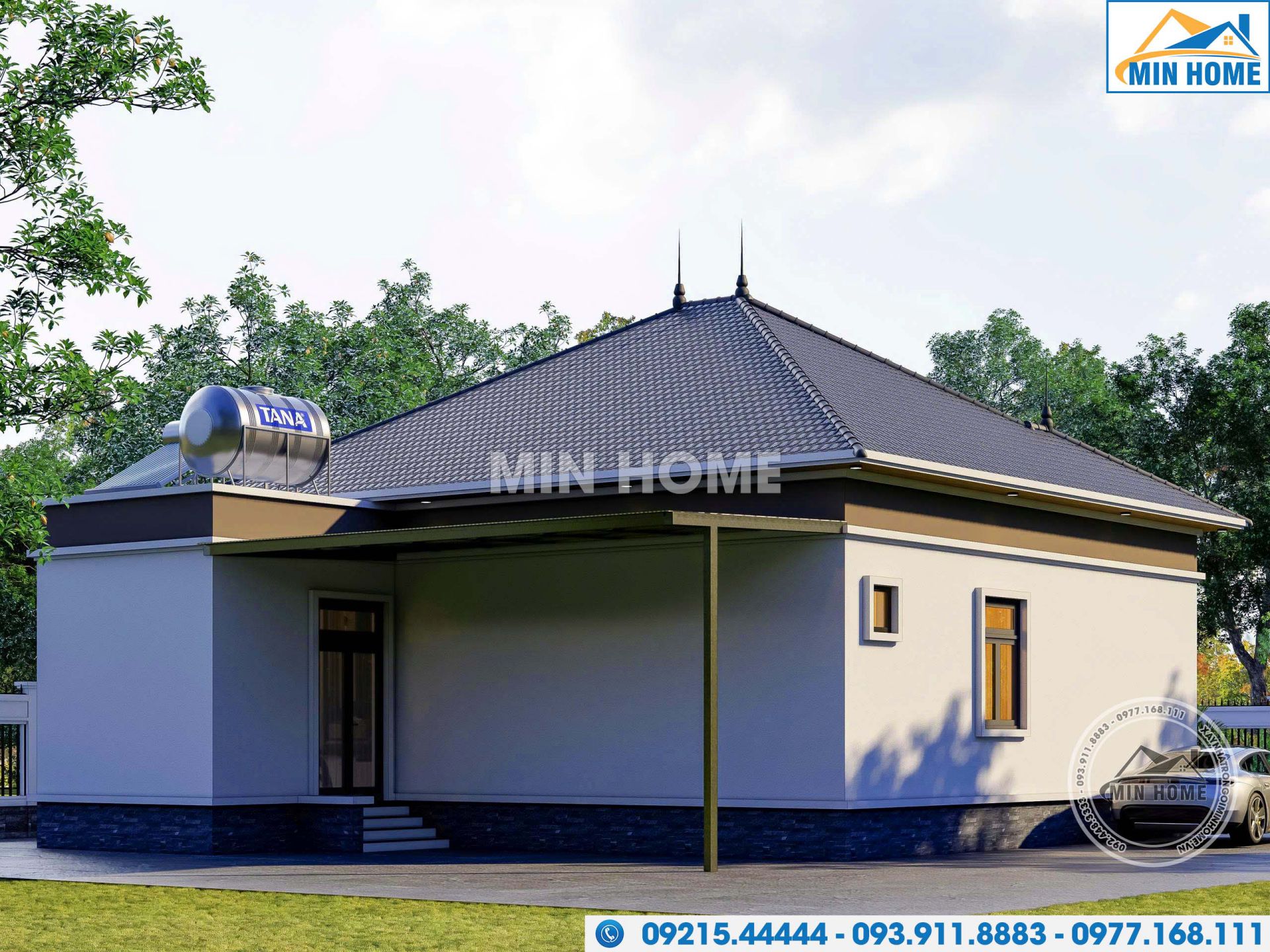 nha cap 4 mai nhat dep don gian chi phi re bat ngo mh05607 4