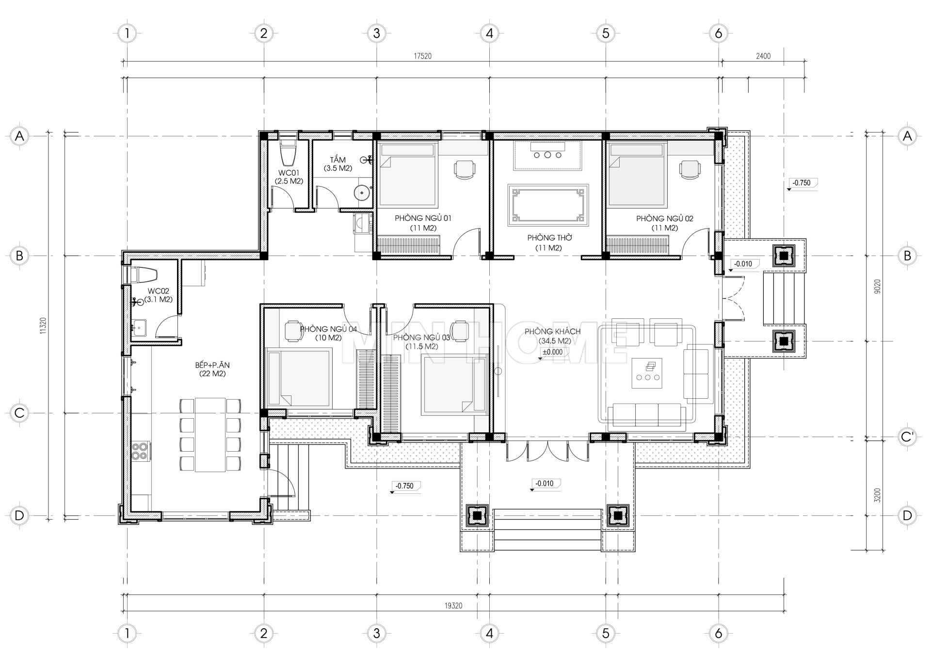 HSKT 1B4030 THIẾT KẾ CHÚ LOAN HÀ NAM 2710 6