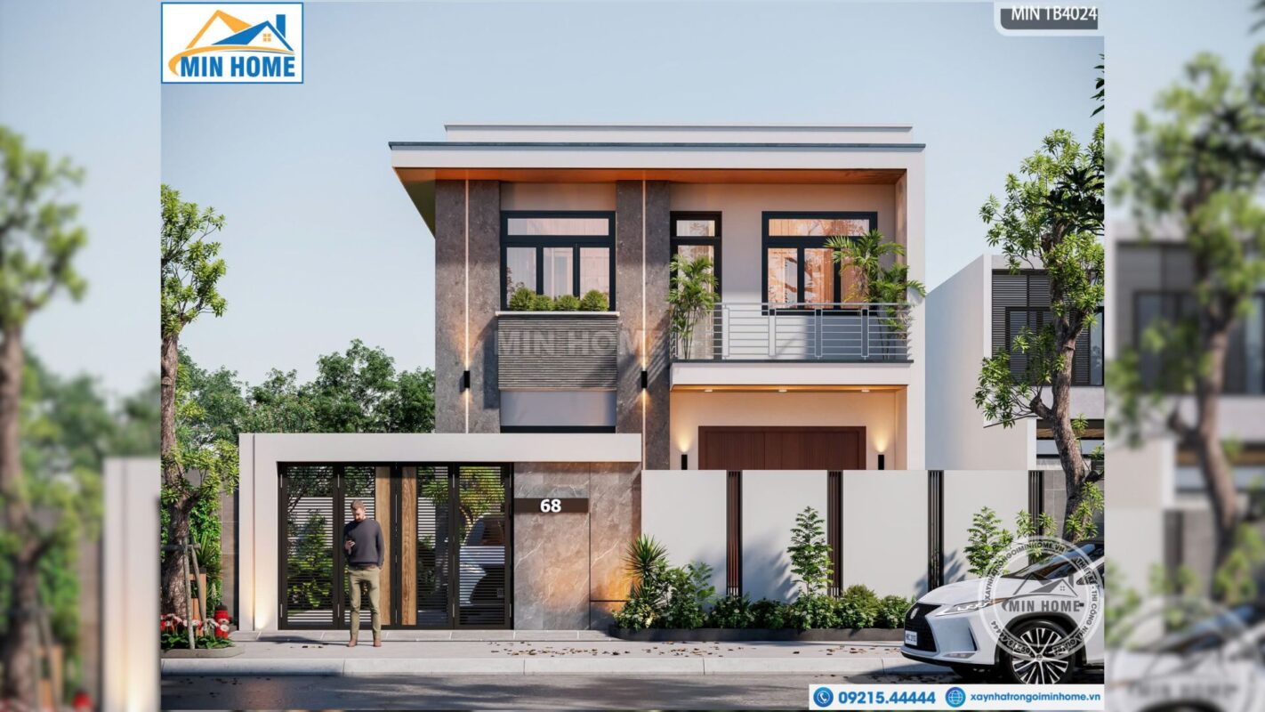 mau nha 2 tang mai bang 4 phong ngu dep hien dai cong nang vuot troi mn05809 8