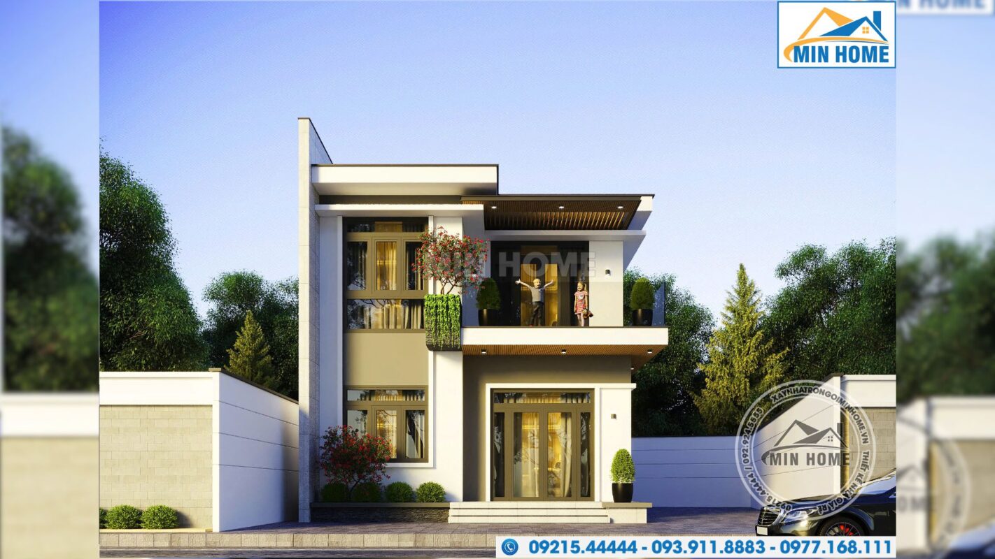 mau nha hien dai 2 tang mai bang dep tinh te sang trong mn05776 1