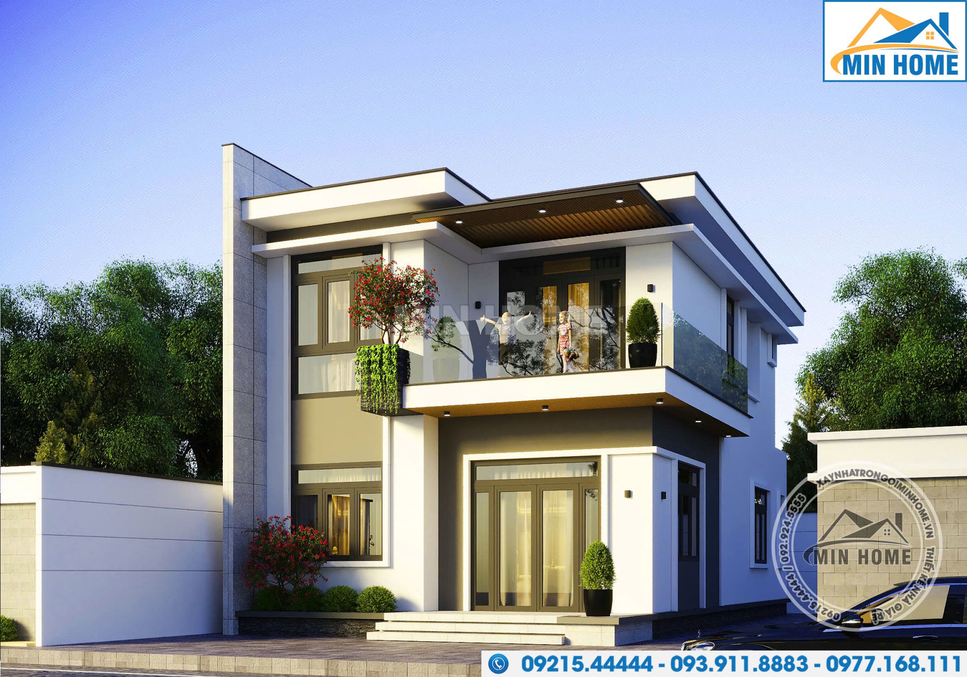 mau nha hien dai 2 tang mai bang dep tinh te sang trong mn05776 11 mau nha hien dai 2 tang mai bang dep tinh te sang trong mn05776 11