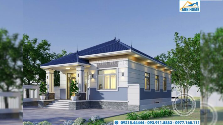 ban thiet ke kien truc nha 1 tang 1 ham dep o lam dong 3