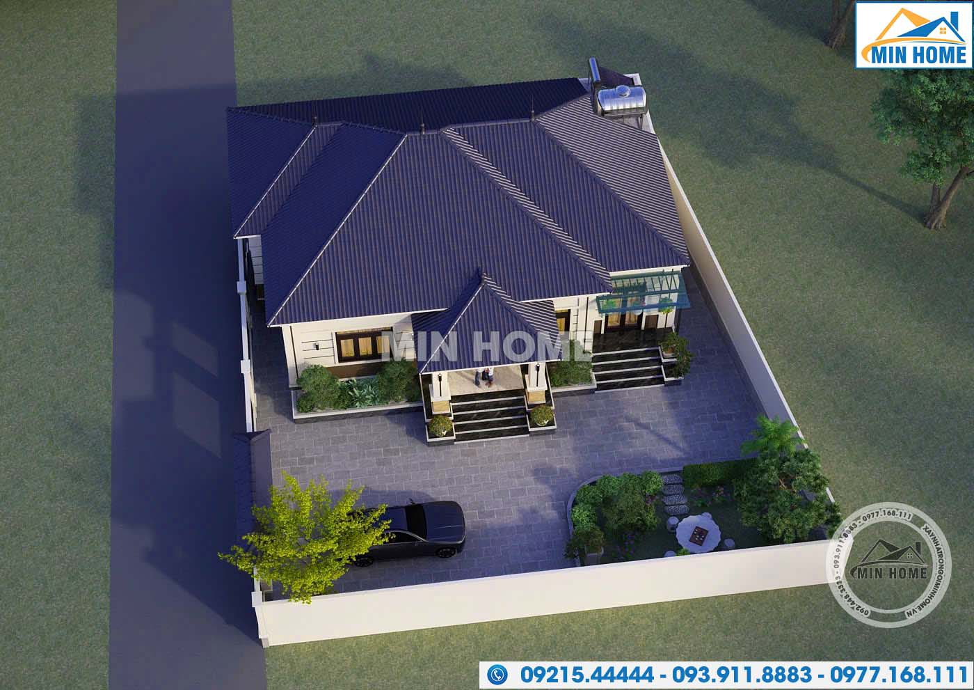 gia dinh dong nguoi dung bo lo mau nha cap 4 mai nhat don gian 4 phong ngu mh0588 1