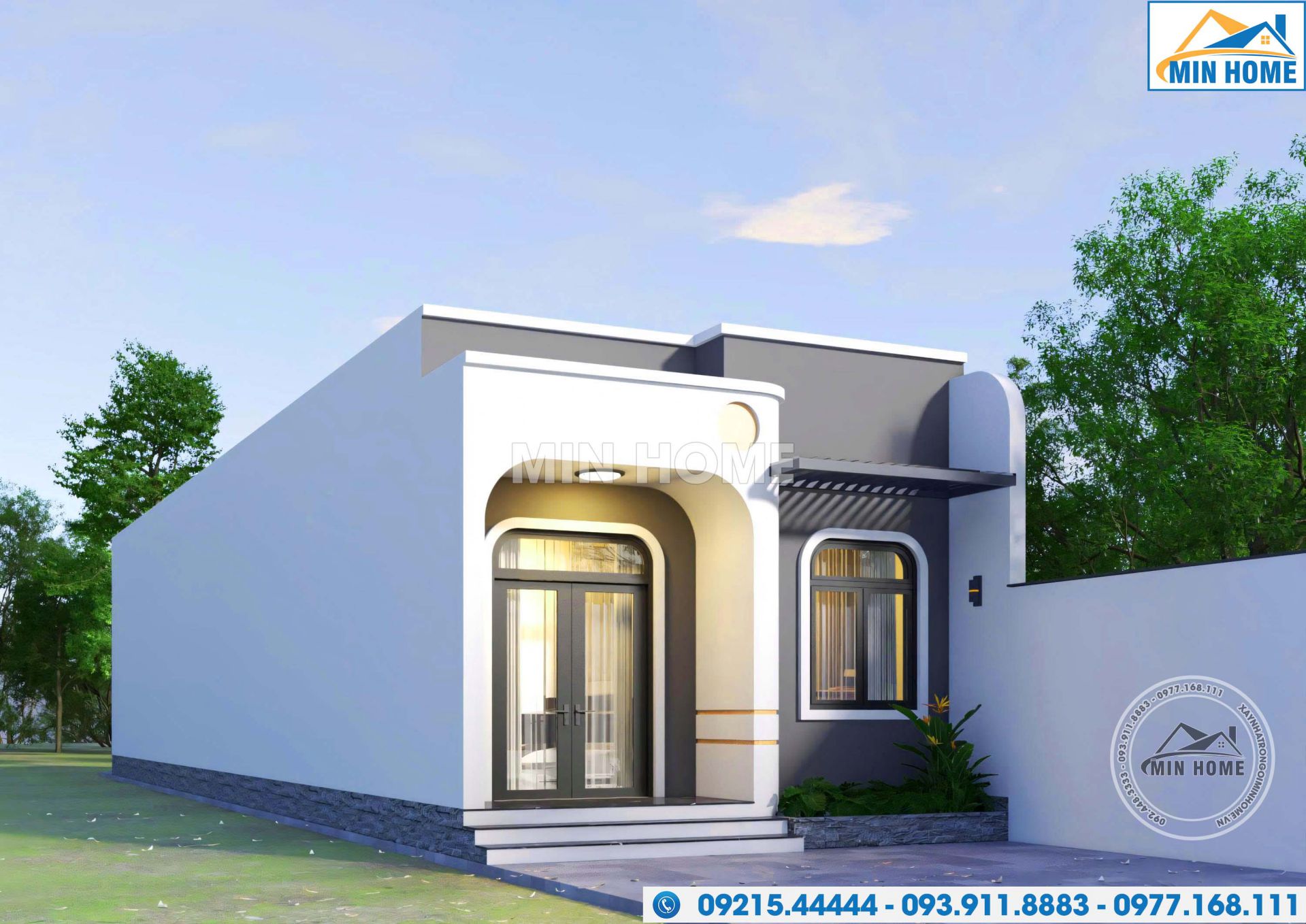 mau nha 1 tang mai bang nho xinh thiet ke toi gian nhung day cuon hut mh05909 12 mau nha 1 tang mai bang nho xinh thiet ke toi gian nhung day cuon hut mh05909 12