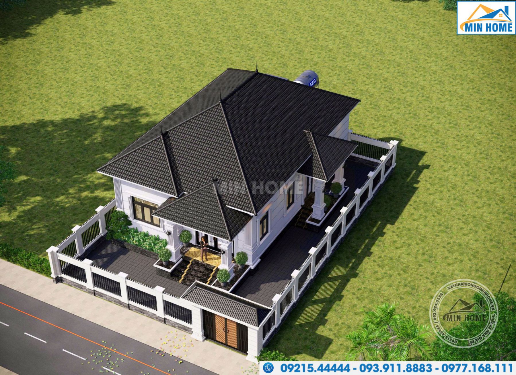 min home va hanh trinh kien tao ban ve nha cap 4 tan co dep 10