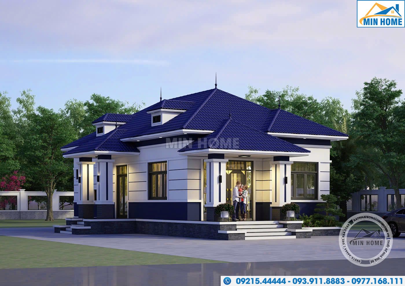 mon qua bao hieu cho cha me mot mau nha vuon nho xinh 1